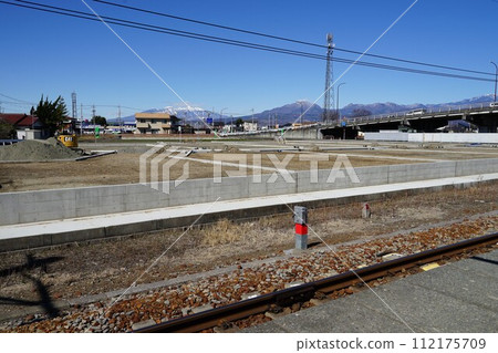 山梨縣中駒郡昭及町JR身延線常永站週邊景觀 112175709