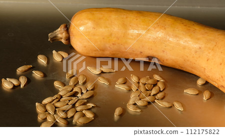 Pumpkin seeds, dried and reused. 112175822