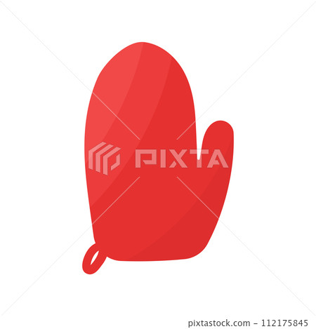 kitchen mitten hot cook red element icon kitchen mitten hot cook red element icon 112175845
