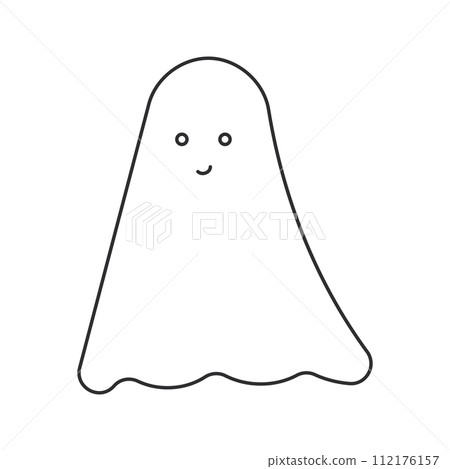 spook halloween scary autumn line element icon 112176157