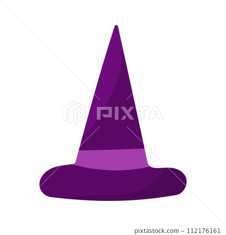 hat wizard witch halloween colored element icon hat wizard witch halloween colored element icon 112176161