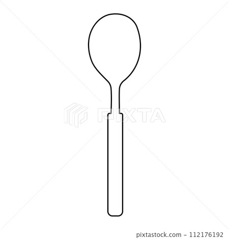 spoon kitchen food soup cook line doodle spoon kitchen food soup cook line doodle 112176192