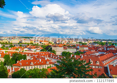 Cityscape and beautiful architecture of the old town of Prague, Czech Republic Cityscape and beautiful architecture of the old town of Prague, Czech Republic 112177895