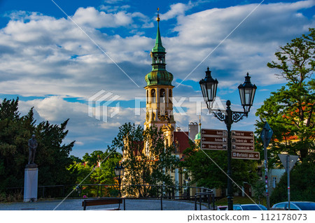 Cityscape and beautiful architecture of the old town of Prague, Czech Republic Cityscape and beautiful architecture of the old town of Prague, Czech Republic 112178073