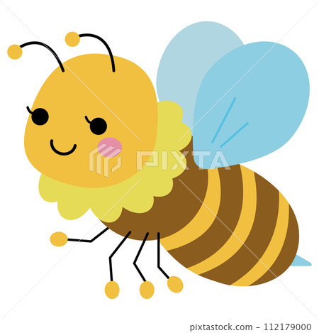 可愛的蜜蜂的向量圖 可愛的蜜蜂的向量圖 112179000