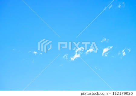 藍色的天空和雲圖像 112179020