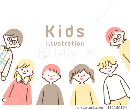 Simple children's illustration_1 112180164