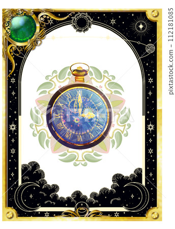 tarot card clock tarot card clock 112181085