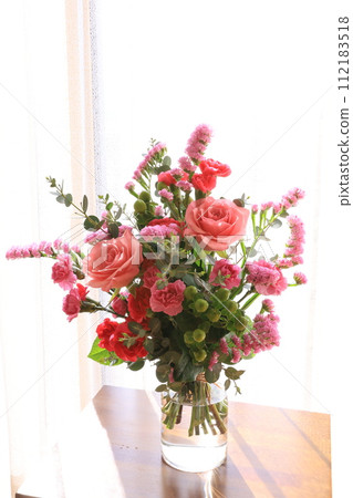pink flower arrangement pink flower arrangement 112183518