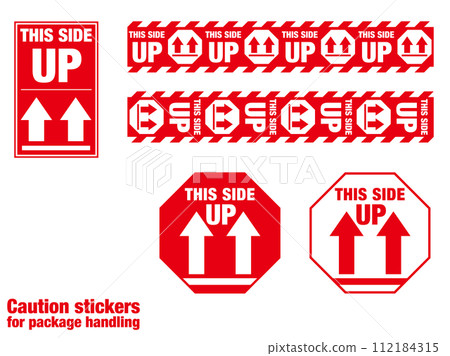 Warning stickers for home delivery packages, handling precautions: Tenchi Muyo variation set 112184315