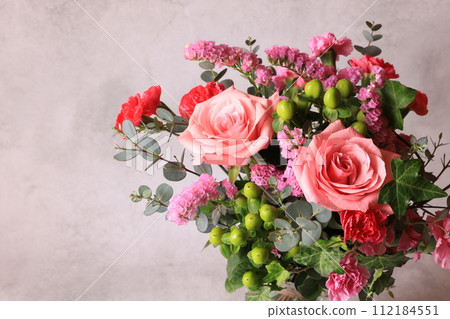 pink flower arrangement pink flower arrangement 112184551