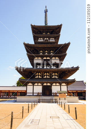 [Nara Prefecture] East Tower of Yakushiji Temple, Nara City (Photo taken on February 28, 2024) 112185019
