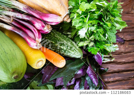 Island vegetables collection image 112186083