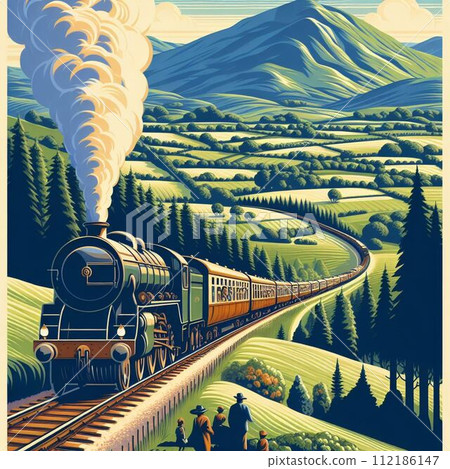 SL train locomotive 112186147