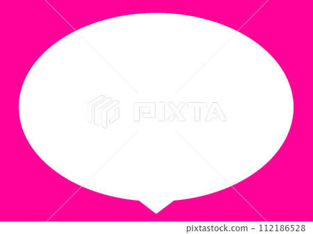 Simple speech bubble Simple speech bubble 112186528