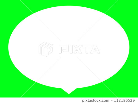 Simple speech bubble Simple speech bubble 112186529