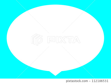 Simple speech bubble 112186531