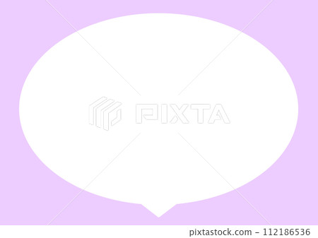 Simple speech bubble Simple speech bubble 112186536