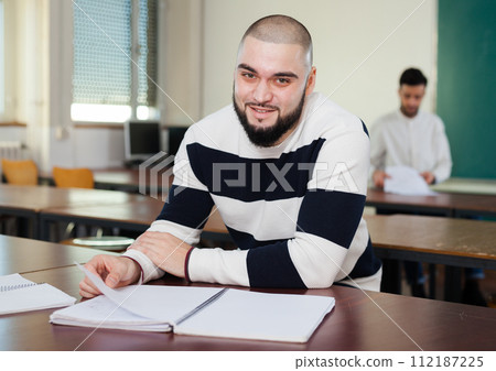 Student preparing for exams Student preparing for exams 112187225