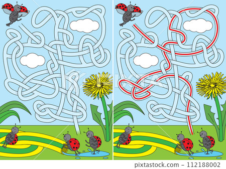 Ladybug maze Ladybug maze 112188002