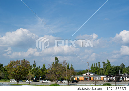 初秋的秋田高速公路 PA 112188285