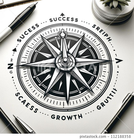 領導力和方向指南針 112188358