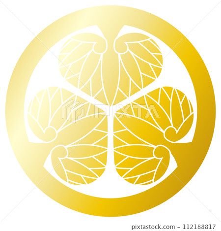 The three-leaf hollyhock, also known as the Tokugawa hollyhock, is the family crest of Tokugawa Ieyasu, Tokugawa Hidetada, Tokugawa Yoshinobu, Tokugawa Ienari, Tokugawa Akitake, and Matsudaira Shungaku. The three-leaf hollyhock, also known as the Tokugawa hollyhock, is the family crest of Tokugawa Ieyasu, Tokugawa Hidetada, Tokugawa Yoshinobu, Tokugawa Ienari, Tokugawa Akitake, and Matsudaira Shungaku. 112188817