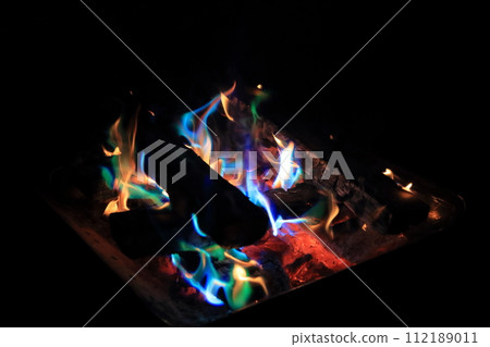 rainbow bonfire 112189011