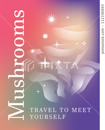 Futuristic colorful abstract club poster. Electronic music entertainment. Minimal postcard design. Gradient vector illustration. Futuristic colorful abstract club poster. Electronic music entertainment. Minimal postcard design. Gradient vector illustration. 112190893