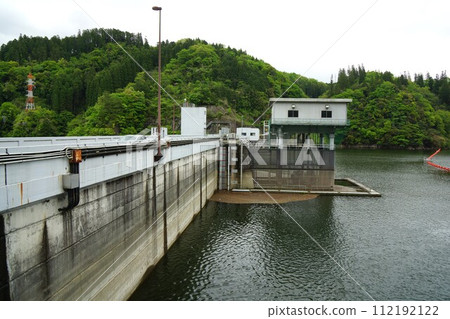 Shimouke Dam embankment Shimouke Dam embankment 112192122