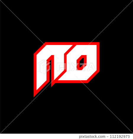 ND logo design, initial ND letter design with sci-fi style. ND logo for game, esport, Technology, Digital, Community or Business. N D sport modern Italic alphabet font. Typography urban style fonts. 112192973