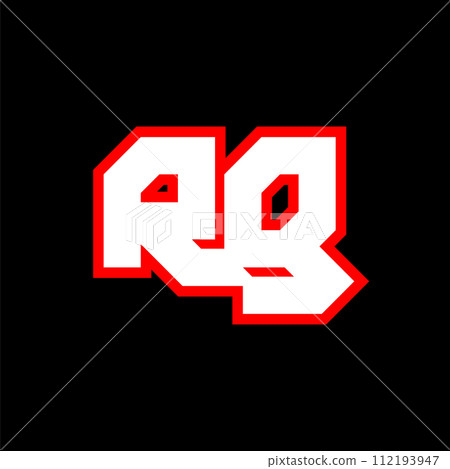RG logo design, initial RG letter design with sci-fi style. RG logo for game, esport, Technology, Digital, Community or Business. R G sport modern Italic alphabet font. Typography urban style fonts. 112193947