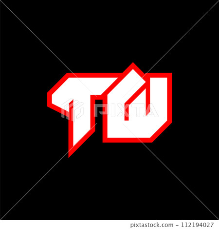 TW logo design, initial TW letter design with sci-fi style. TW logo for game, esport, Technology, Digital, Community or Business. T W sport modern Italic alphabet font. Typography urban style fonts. 112194027