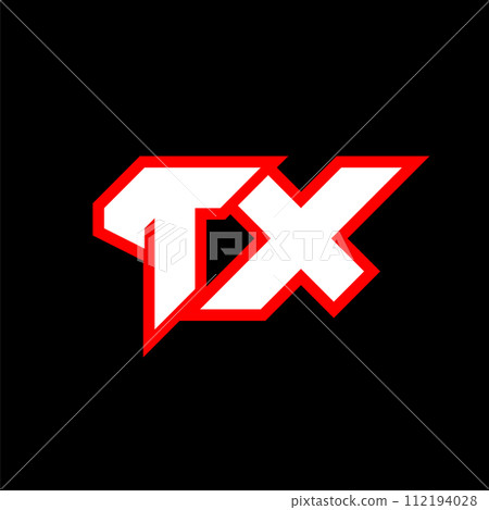 TX logo design, initial TX letter design with sci-fi style. TX logo for game, esport, Technology, Digital, Community or Business. T X sport modern Italic alphabet font. Typography urban style fonts. TX logo design, initial TX letter design with sci-fi style. TX logo for game, esport, Technology, Digital, Community or Business. T X sport modern Italic alphabet font. Typography urban style fonts. 112194028