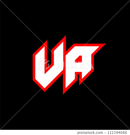 VA logo design, initial VA letter design with sci-fi style. VA logo for game, esport, Technology, Digital, Community or Business. V A sport modern Italic alphabet font. Typography urban style fonts. VA logo design, initial VA letter design with sci-fi style. VA logo for game, esport, Technology, Digital, Community or Business. V A sport modern Italic alphabet font. Typography urban style fonts. 112194088