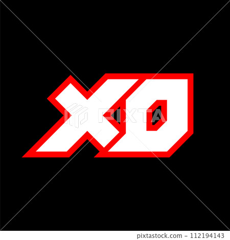 XD logo design, initial XD letter design with sci-fi style. XD logo for game, esport, Technology, Digital, Community or Business. X D sport modern Italic alphabet font. Typography urban style fonts. 112194143