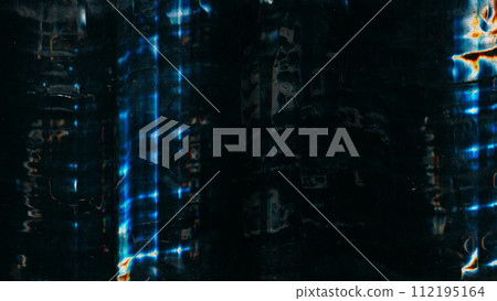 Old film overlay glitch texture stain dust scratch 112195164