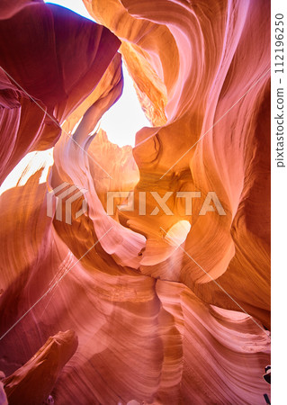 Antelope Canyon Wonder: Vibrant Erosion and Light Play Antelope Canyon Wonder: Vibrant Erosion and Light Play 112196250