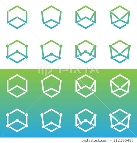 Logo letter W vector design Logo letter W vector design 112196495