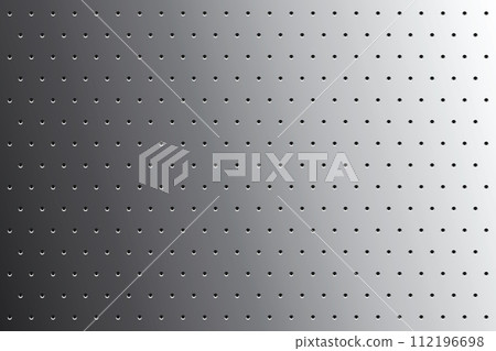 Steel metal silver perforated texture background Steel metal silver perforated texture background 112196698