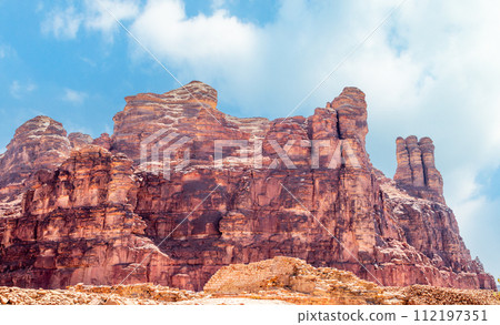Ancient ruins of Dadan the capital of Lihyan kingdom, Al Ula, Saudi Arabia Ancient ruins of Dadan the capital of Lihyan kingdom, Al Ula, Saudi Arabia 112197351