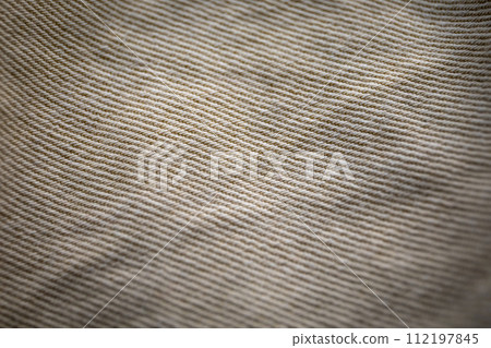 Denim fabric close-up, distinct texture. Abstract background 112197845