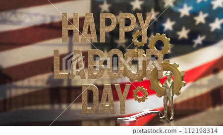 The Engineer for labour day or industry concept 3d rendering. The Engineer for labour day or industry concept 3d rendering. 112198314