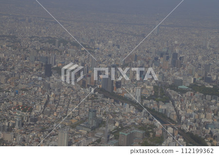 從上面看的城市景觀 從上面看的城市景觀 112199362