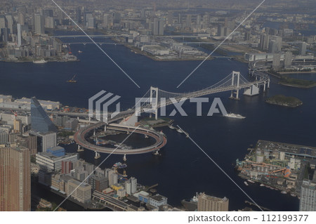 Cityscape seen from above 112199377