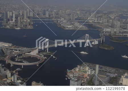 Cityscape seen from above 112199378