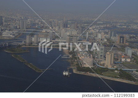 從上面看的城市景觀 112199383