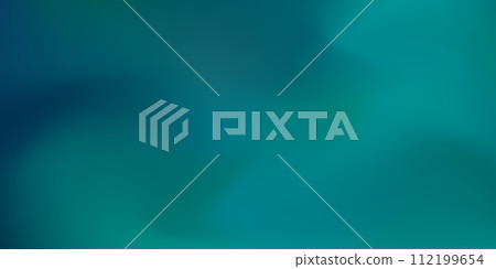 Dark vibrant vector aquamarine blue and green blur mesh gradient background. Smooth digital watercolor wavy marine water landscape for web design, technology business concept Dark vibrant vector aquamarine blue and green blur mesh gradient background. Smooth digital watercolor wavy marine water landscape for web design, technology business concept 112199654