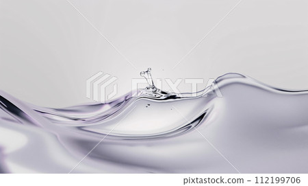 現代水波背景反映出透明度和純淨的光澤 現代水波背景反映出透明度和純淨的光澤 112199706