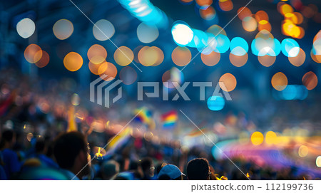 Olympic excitement and passion: stadium images Olympic excitement and passion: stadium images 112199736